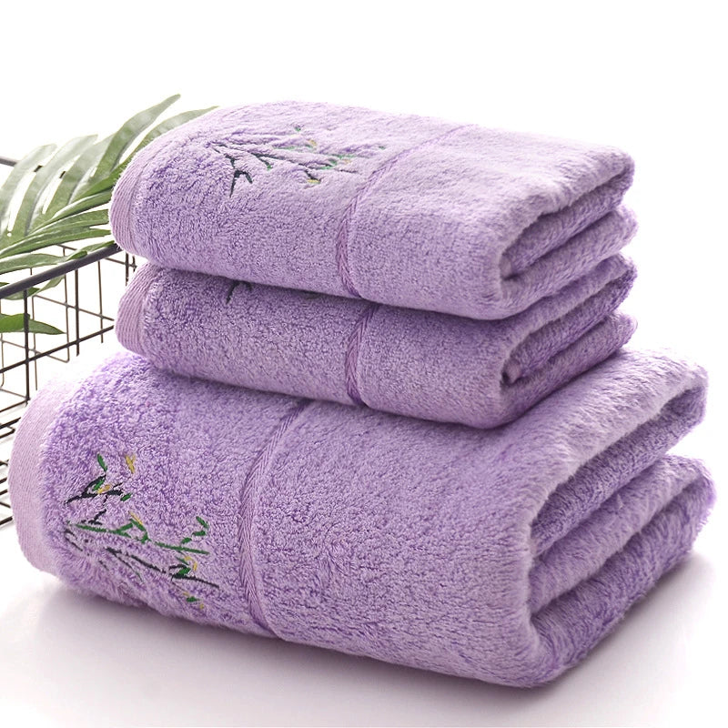 Luxury Bamboo Fiber Towel Set