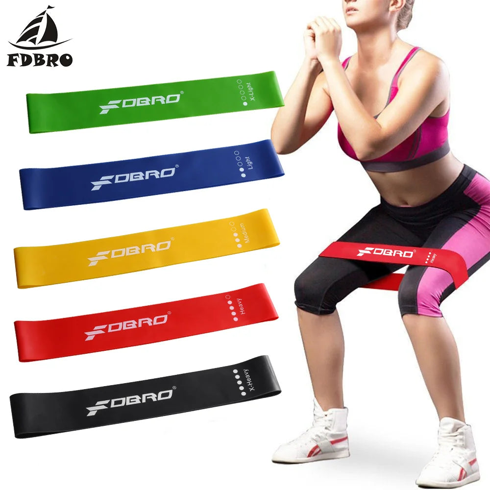Latex Yoga Resistance Loop Bands