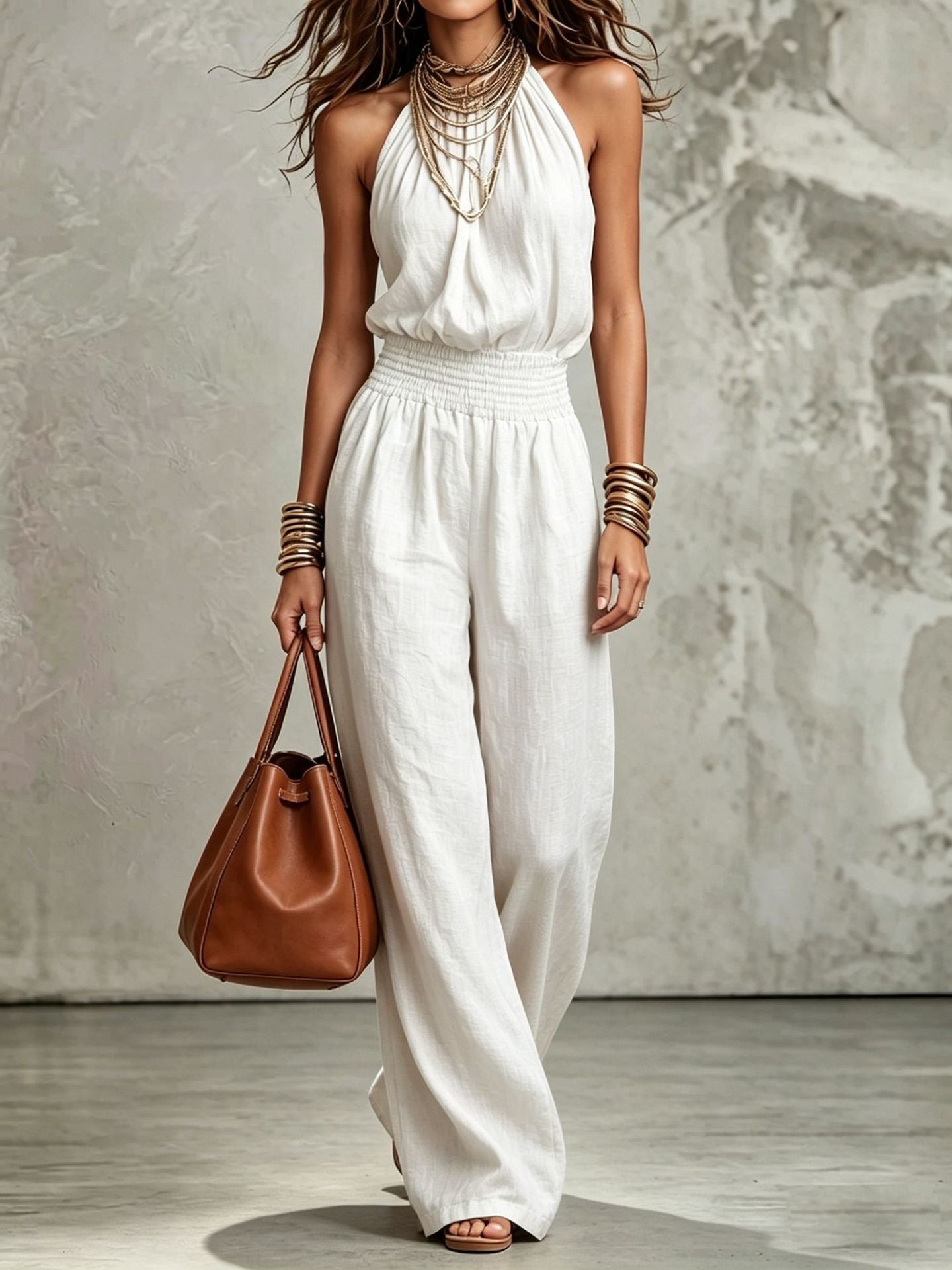 Retro Wide-Leg Workwear Pants – Everyday Essential