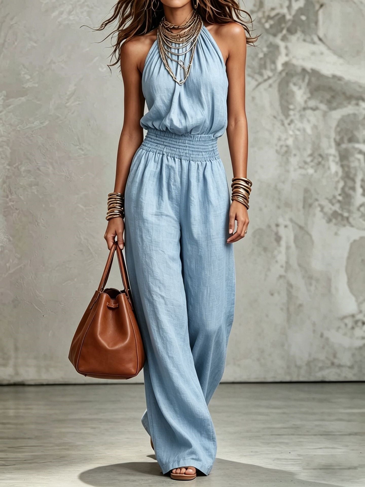 Retro Wide-Leg Workwear Pants – Everyday Essential