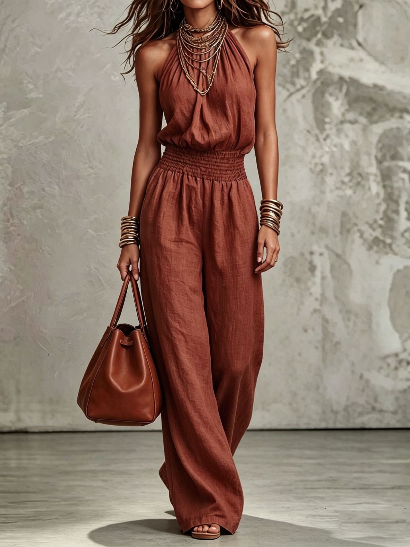 Retro Wide-Leg Workwear Pants – Everyday Essential