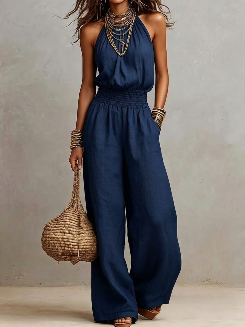 Retro Wide-Leg Workwear Pants – Everyday Essential
