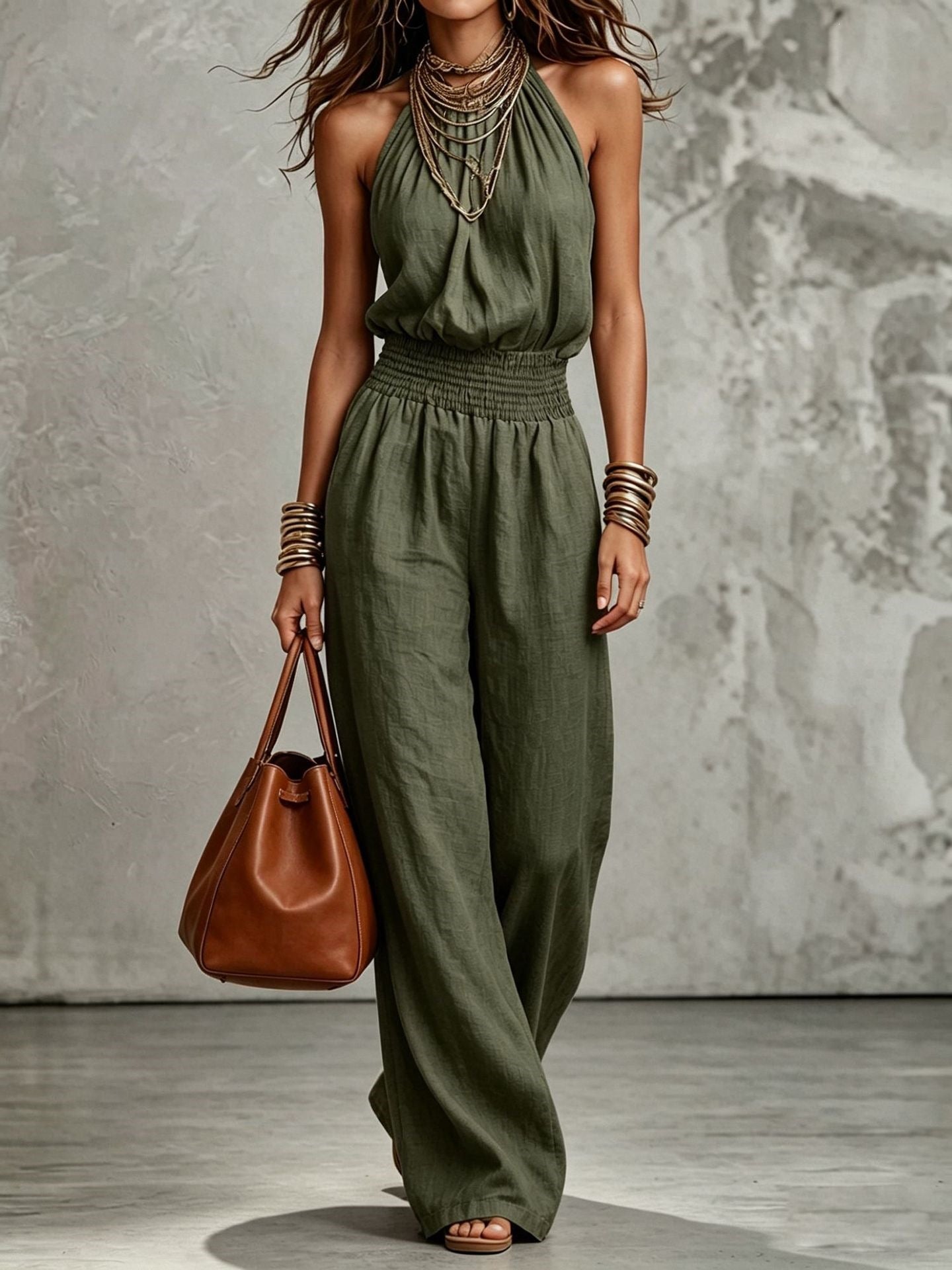 Retro Wide-Leg Workwear Pants – Everyday Essential