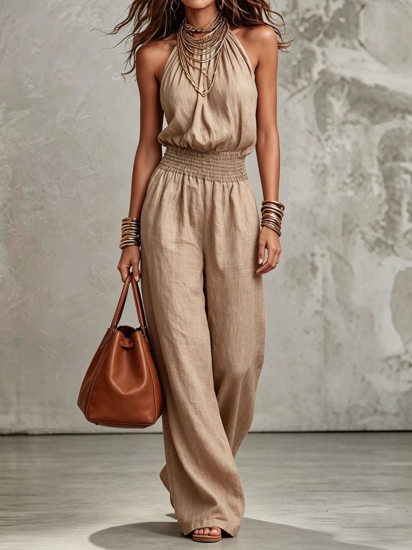 Retro Wide-Leg Workwear Pants – Everyday Essential