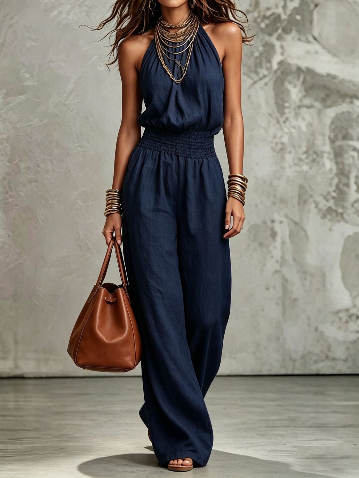 Retro Wide-Leg Workwear Pants – Everyday Essential