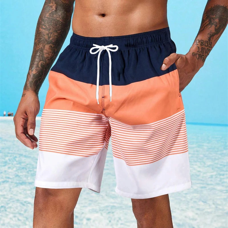Classic Stripe Board Shorts