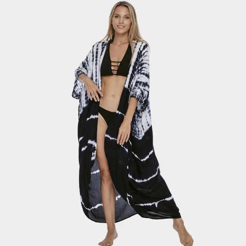 Embroidered Kaftan Beach Dress