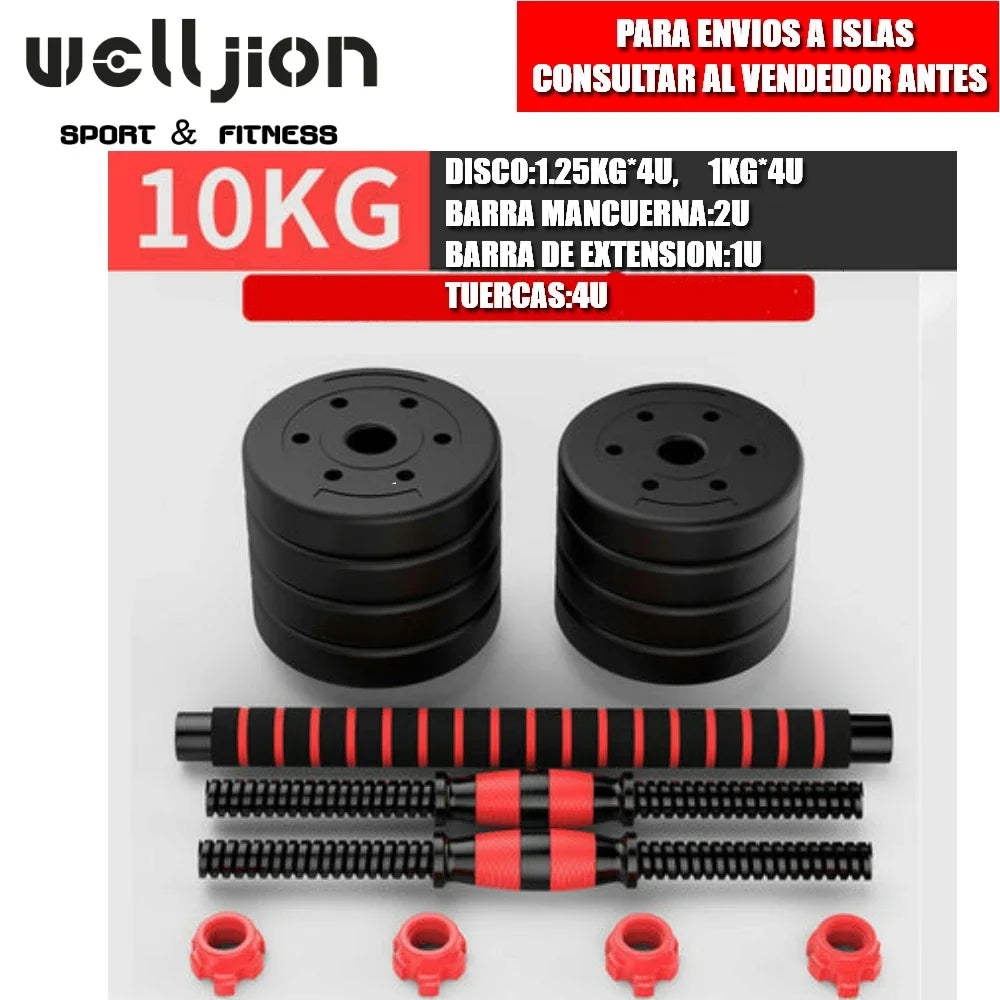 Adjustable 10-50kg Weight Set