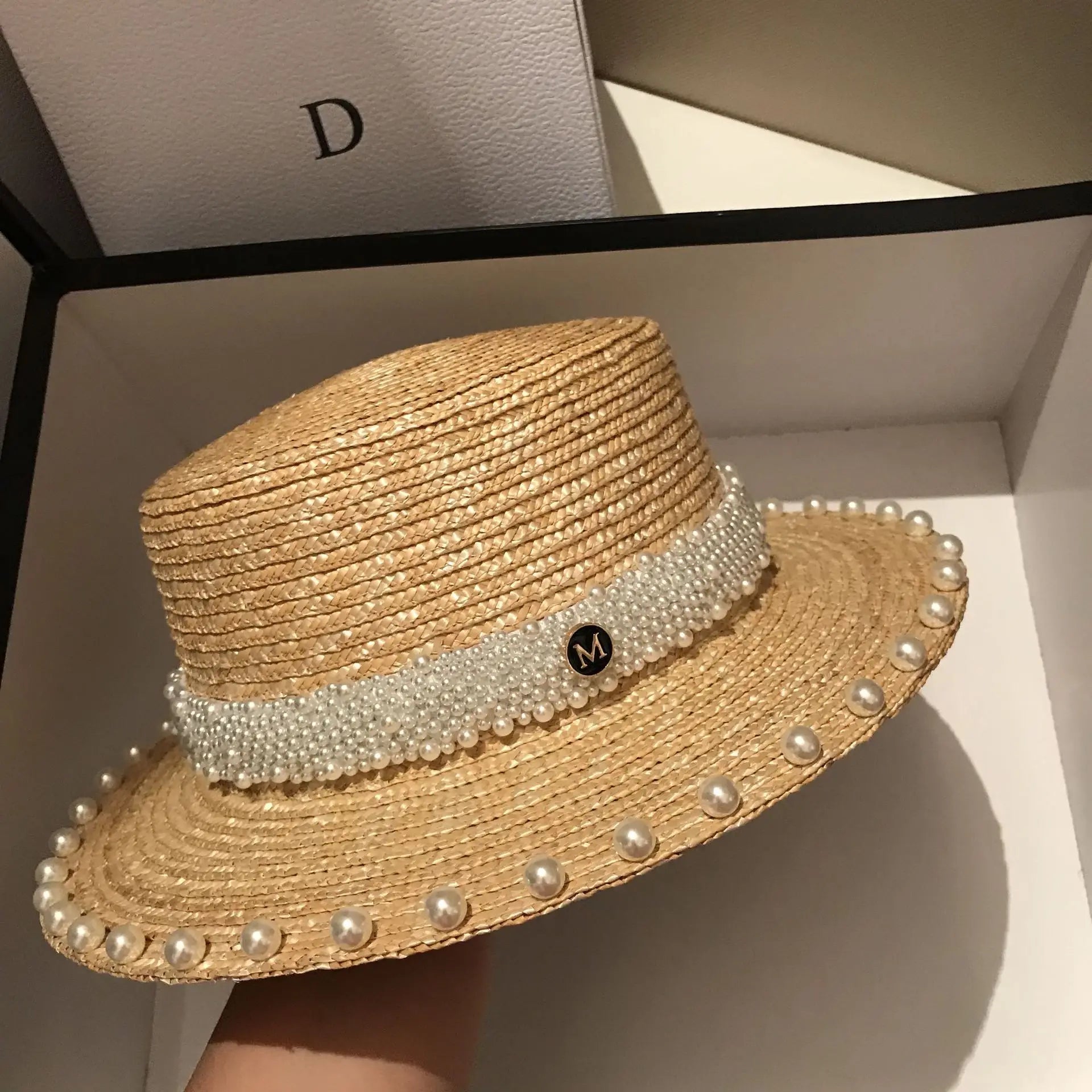 Bow-Tie Straw Sun Hat – Beach Essential