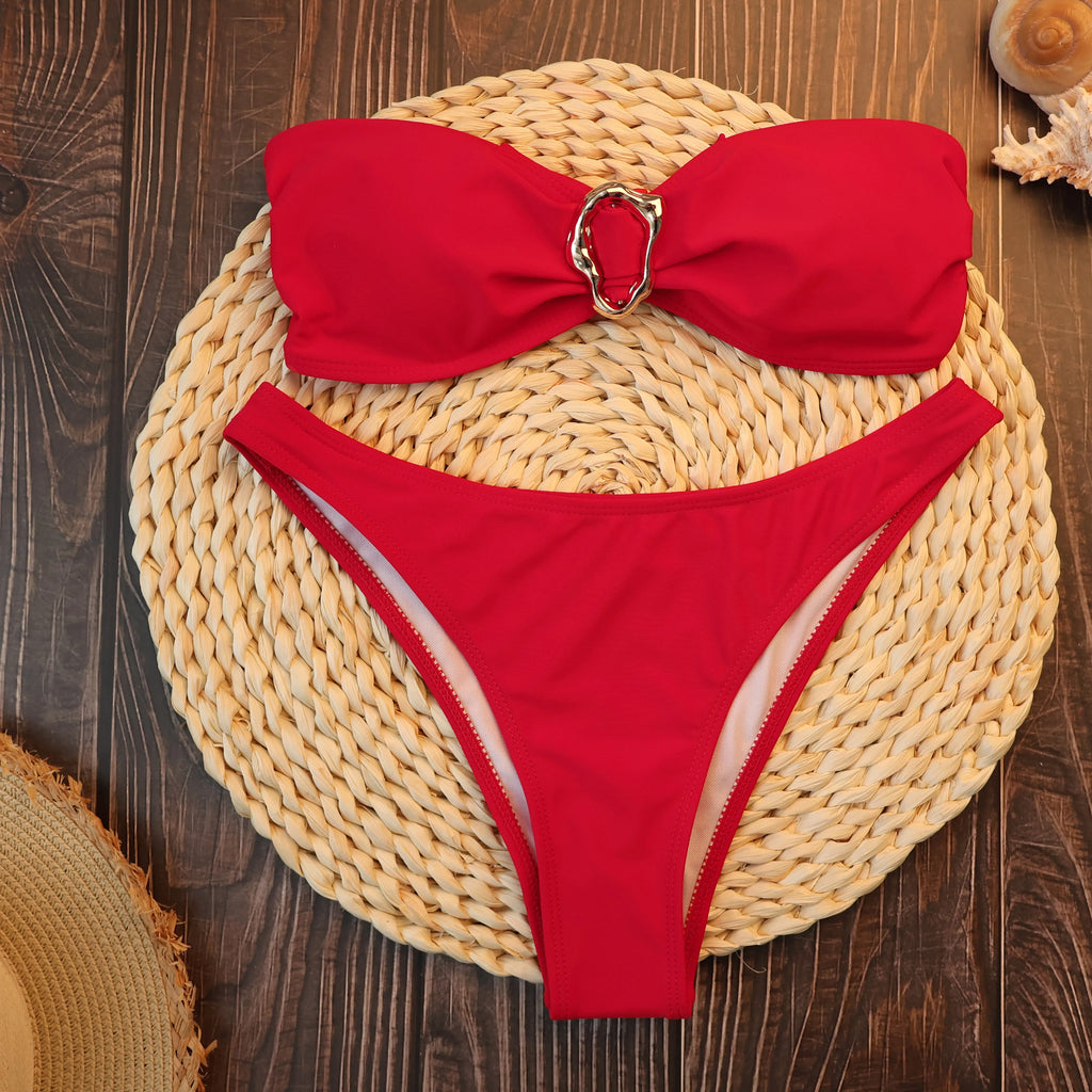 Push-Up Bandeau Bikini – Classic Tones