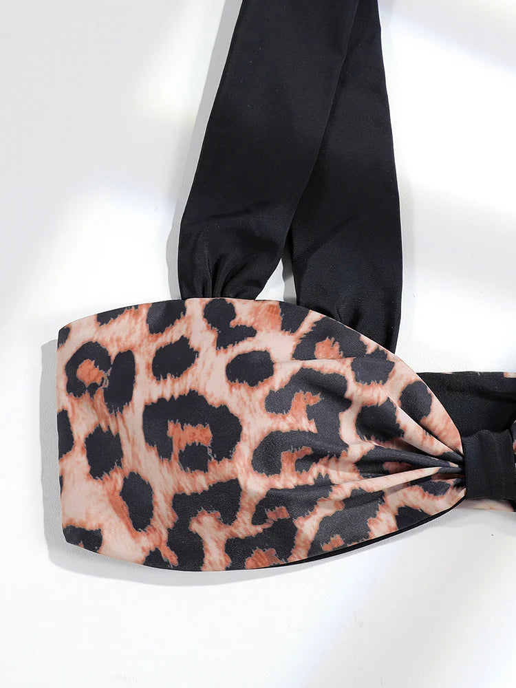 Wild Leopard Push-Up Bikini Set
