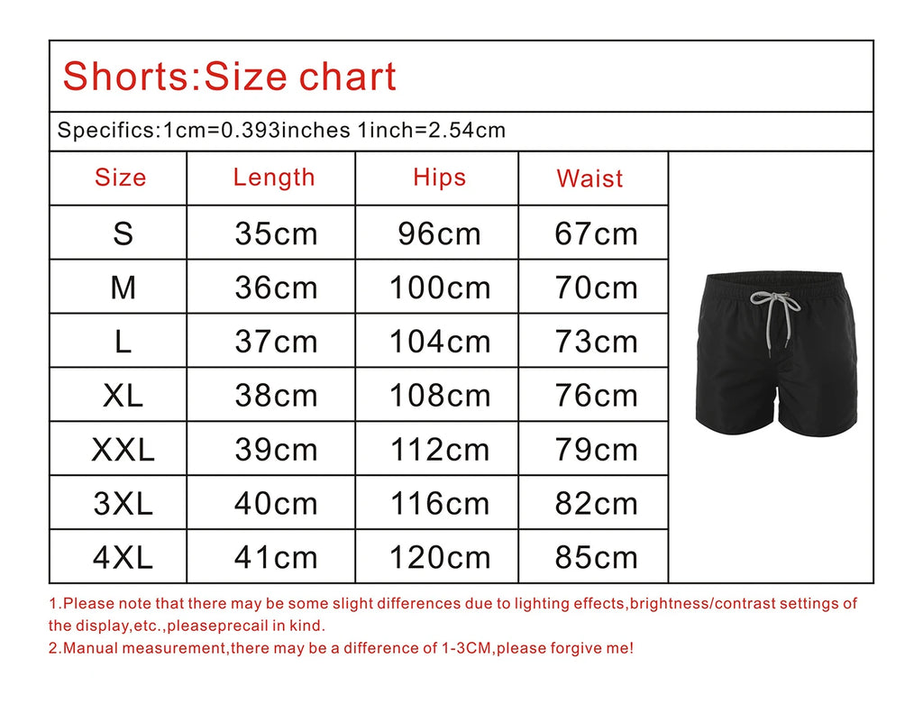 2025 Summer Sports Shorts Men's Fitness Sports Shorts Men's swimsuit swim shorts Beac shorts Swimsuit men's running surf shorts