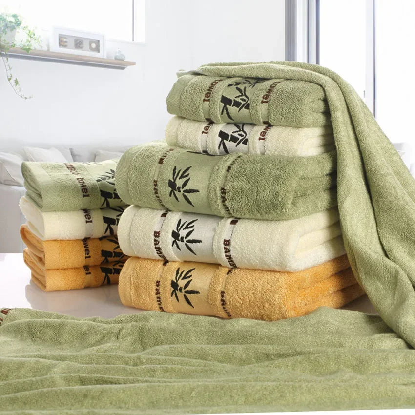 Bamboo Fiber Beach & Bath Towel