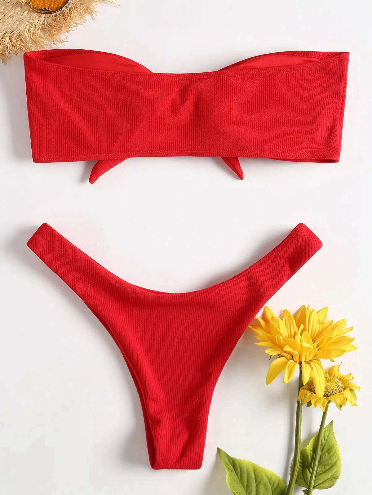Ribbed Tube-Top Bikini – Mix & Match