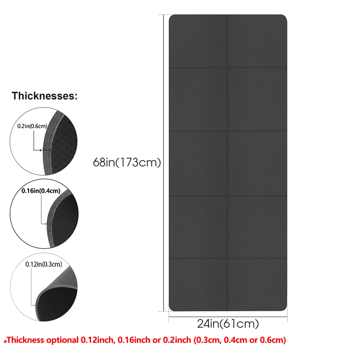 Foldable Eco Travel Yoga Mat