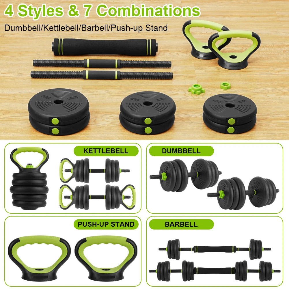 4-in-1 Adjustable Dumbbell Set