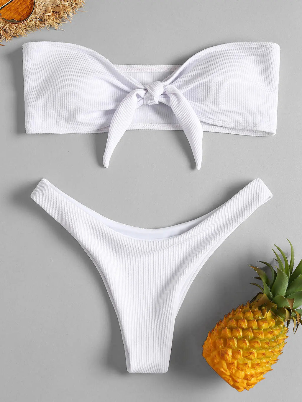 Ribbed Tube-Top Bikini – Mix & Match