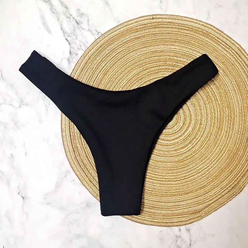 Ribbed Tube-Top Bikini – Mix & Match