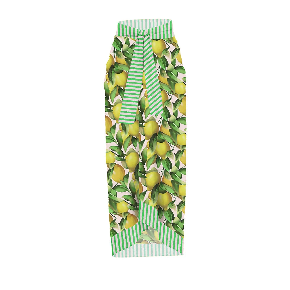 Patchwork Print Monokini Swimsuit