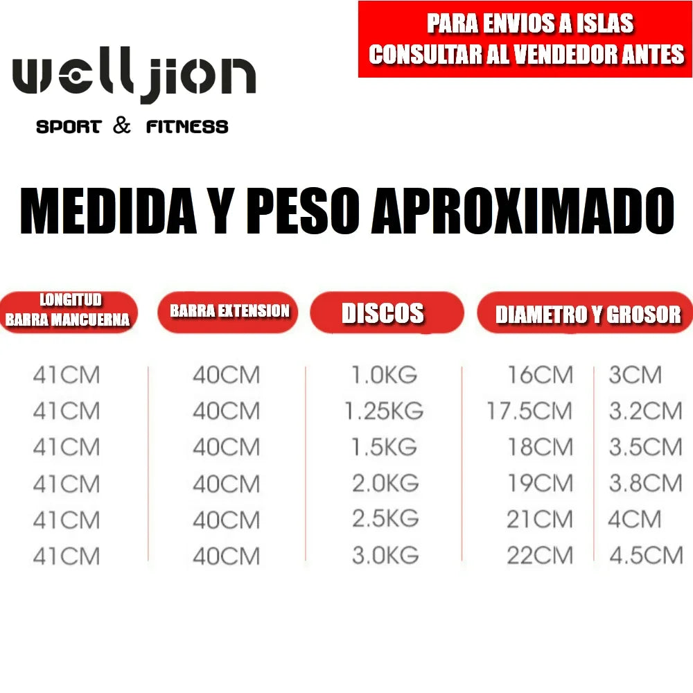Adjustable 10-50kg Weight Set