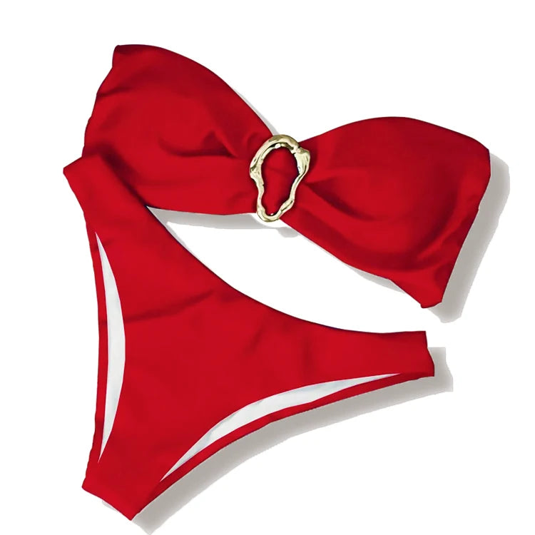 Push-Up Bandeau Bikini – Classic Tones