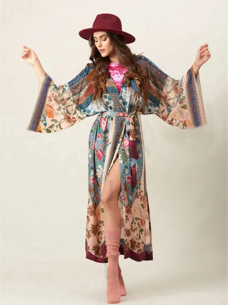 Flowing Kaftan Beach Dress