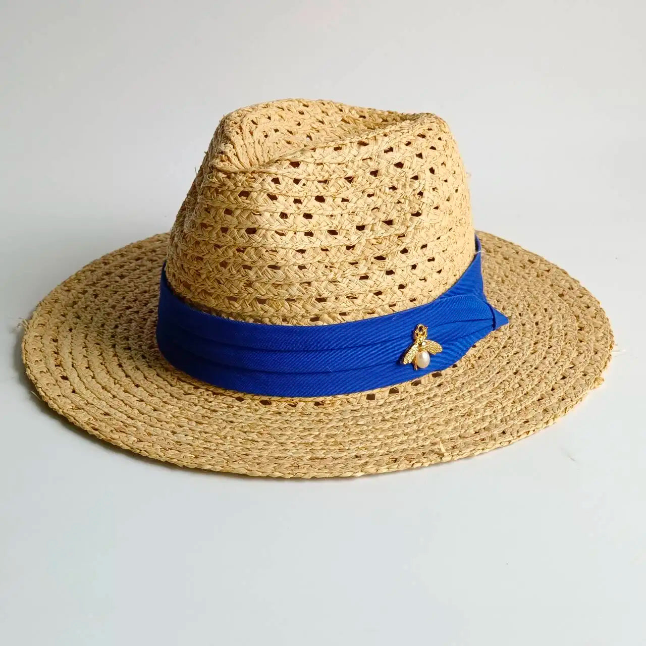 Bow-Tie Straw Sun Hat – Beach Essential