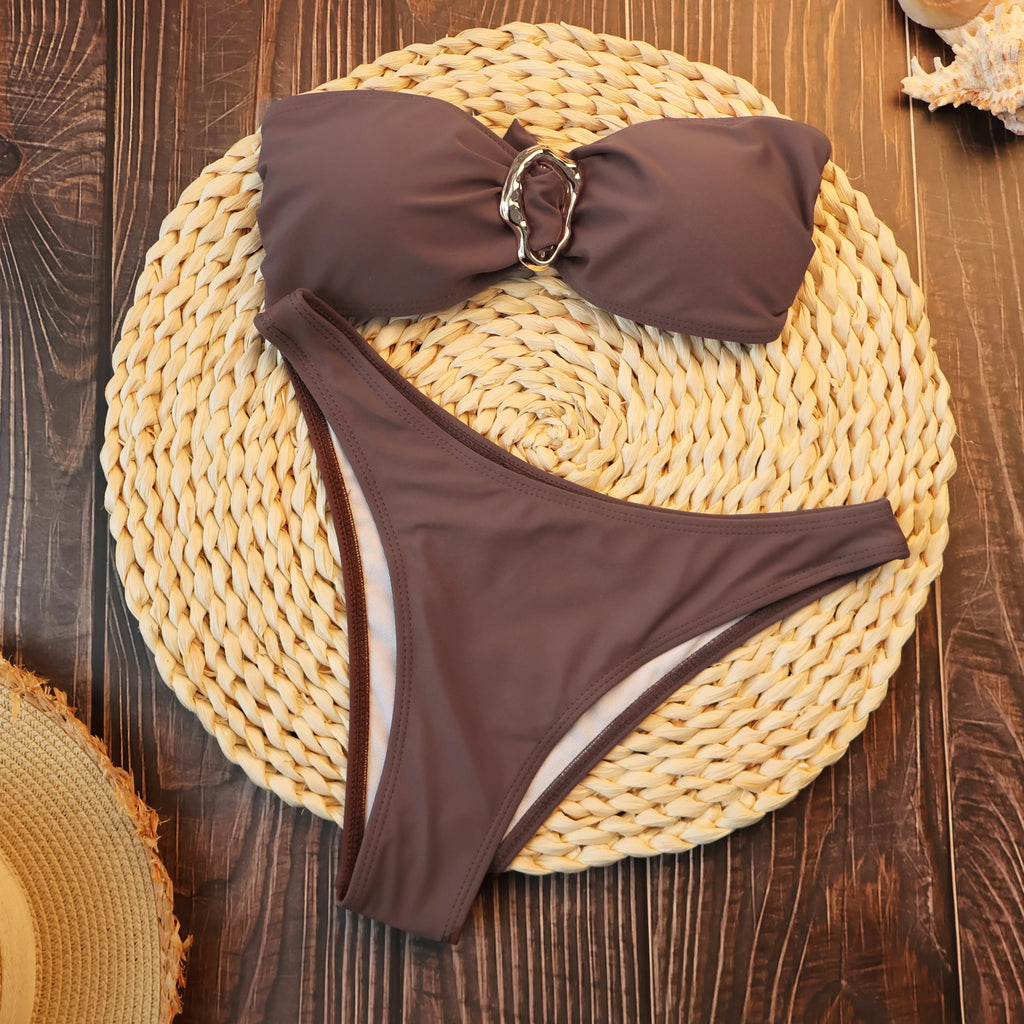 Push-Up Bandeau Bikini – Classic Tones