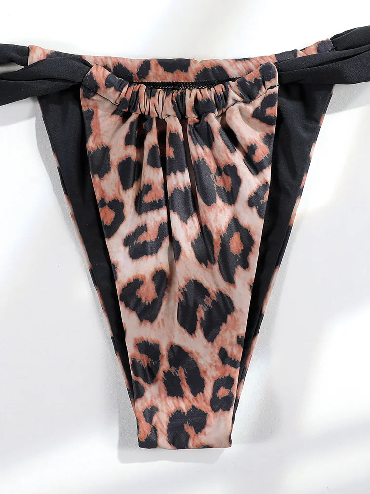 Wild Leopard Push-Up Bikini Set