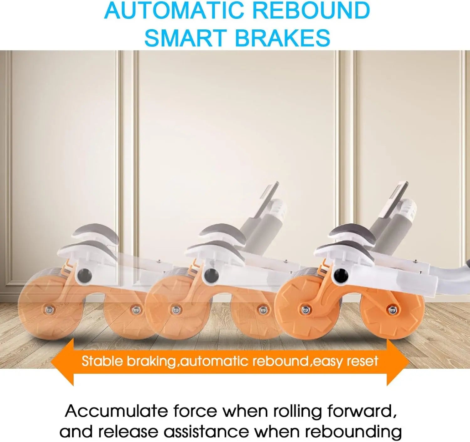 Auto-Rebound Ab Roller with Timer