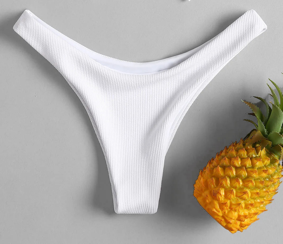 Ribbed Tube-Top Bikini – Mix & Match