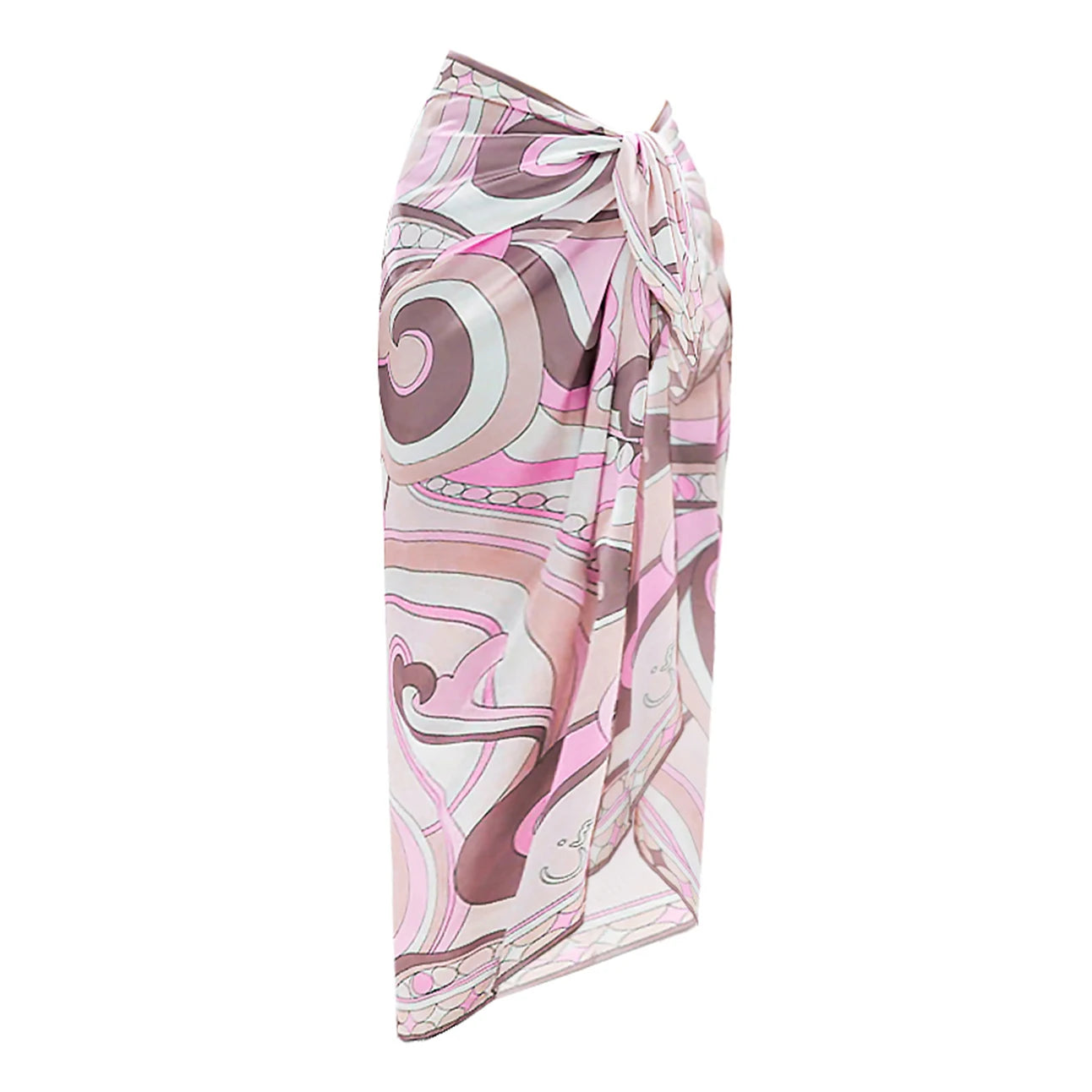 Patchwork Print Monokini Swimsuit