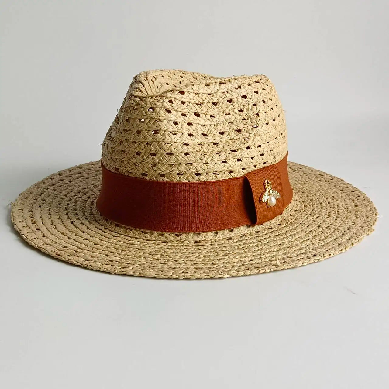 Bow-Tie Straw Sun Hat – Beach Essential