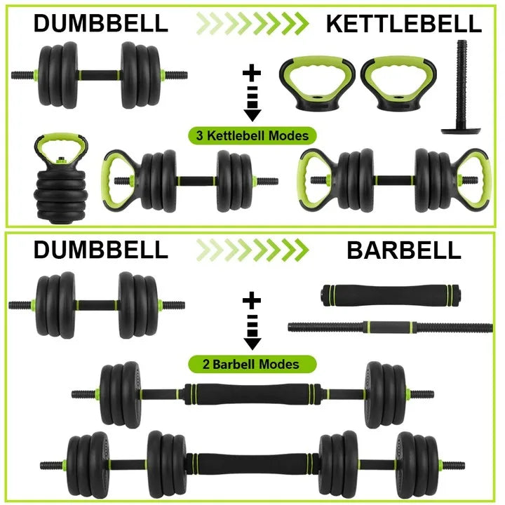 4-in-1 Adjustable Dumbbell Set