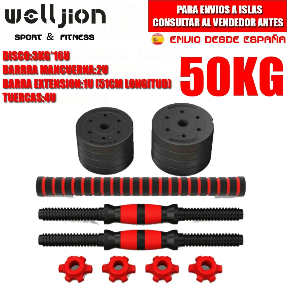 Adjustable 10-50kg Weight Set