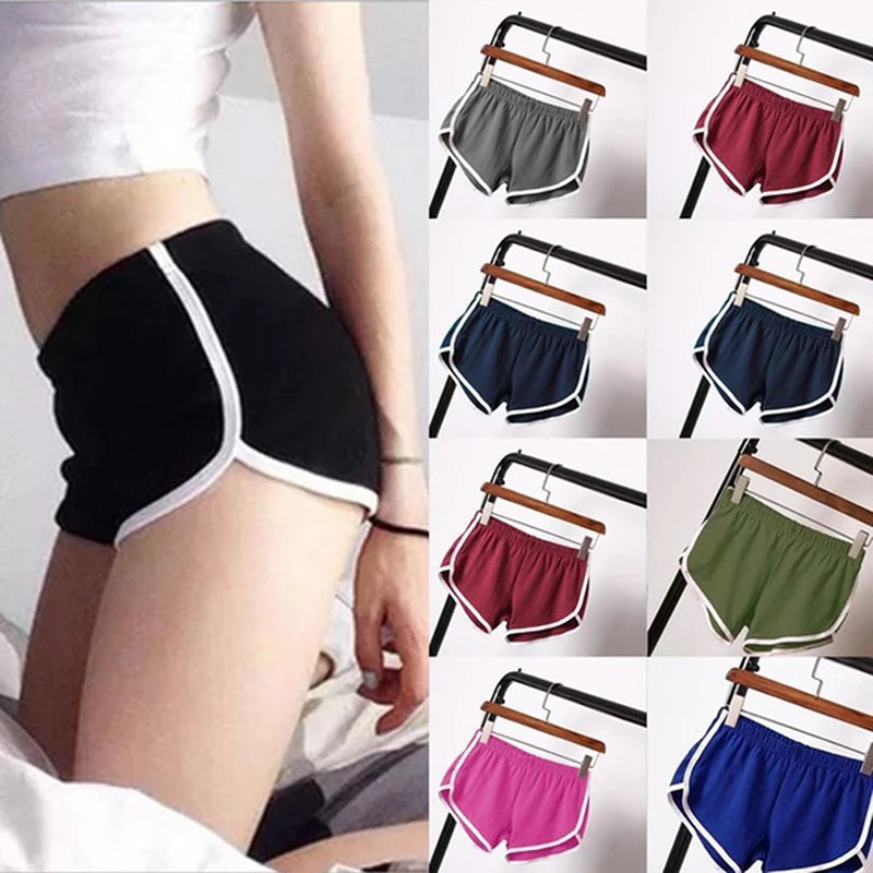 Candy Color Skinny Sport Shorts