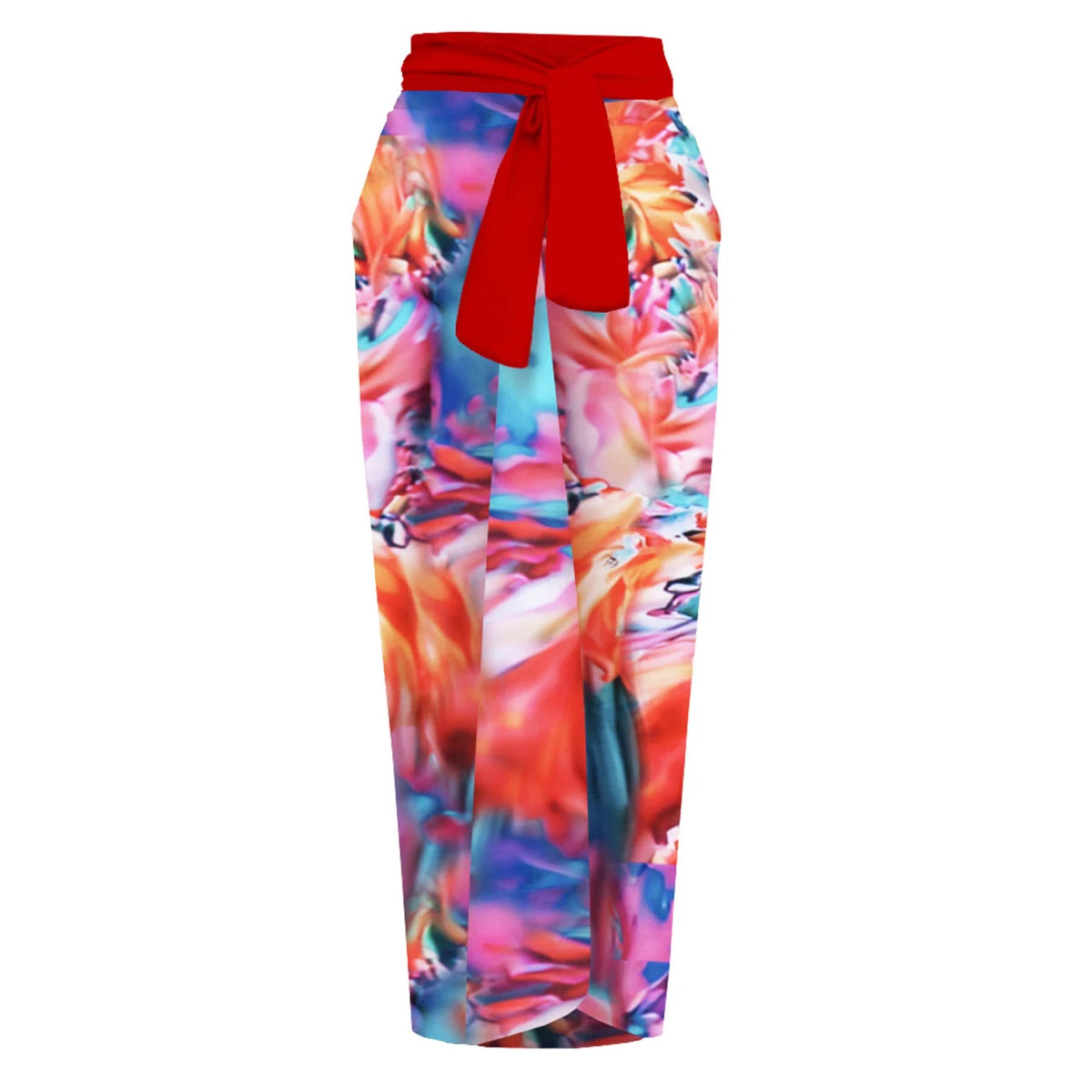 Patchwork Print Monokini Swimsuit