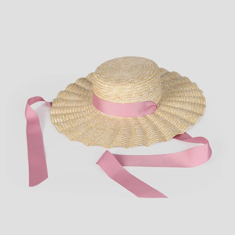 Bow-Tie Straw Sun Hat – Beach Essential