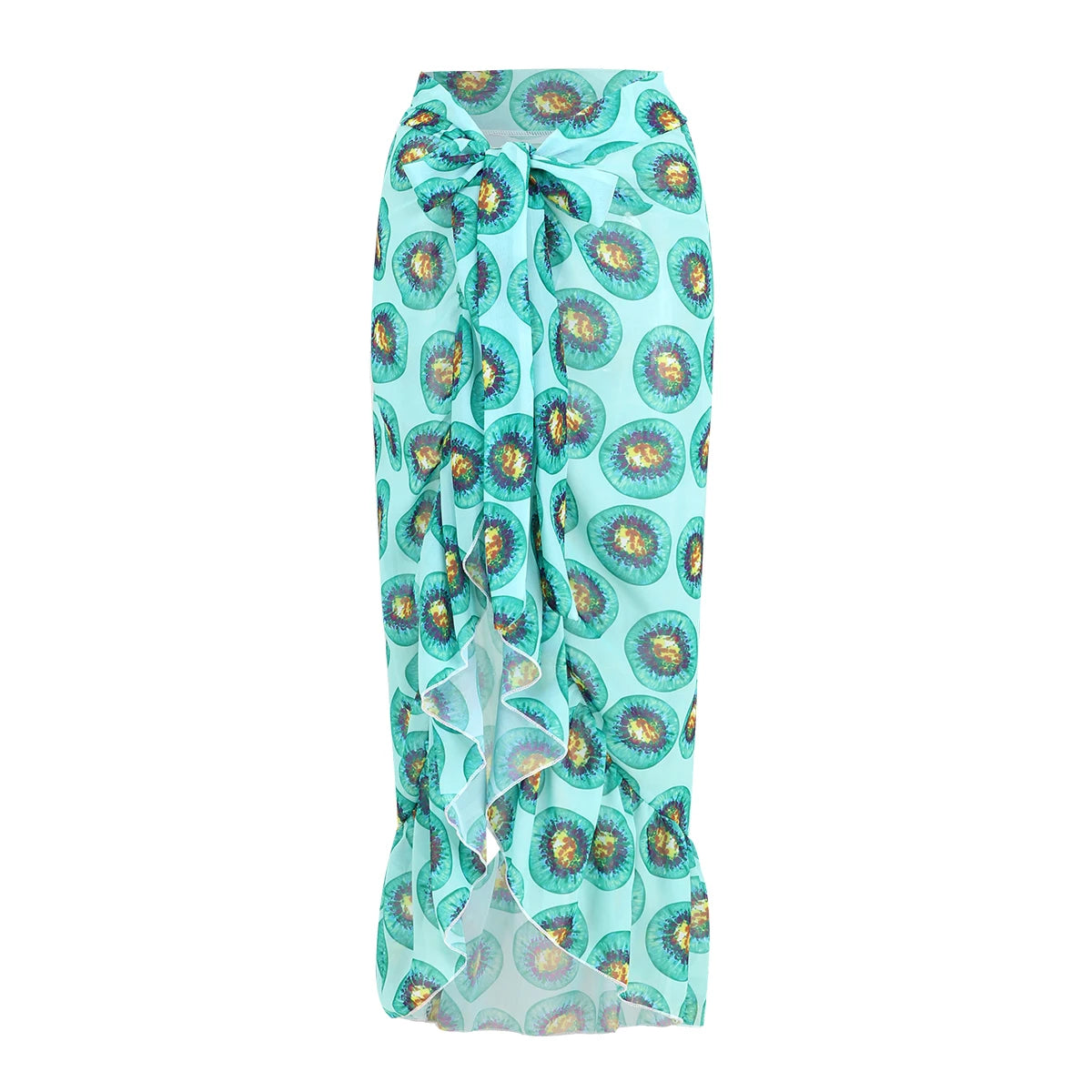 Patchwork Print Monokini Swimsuit