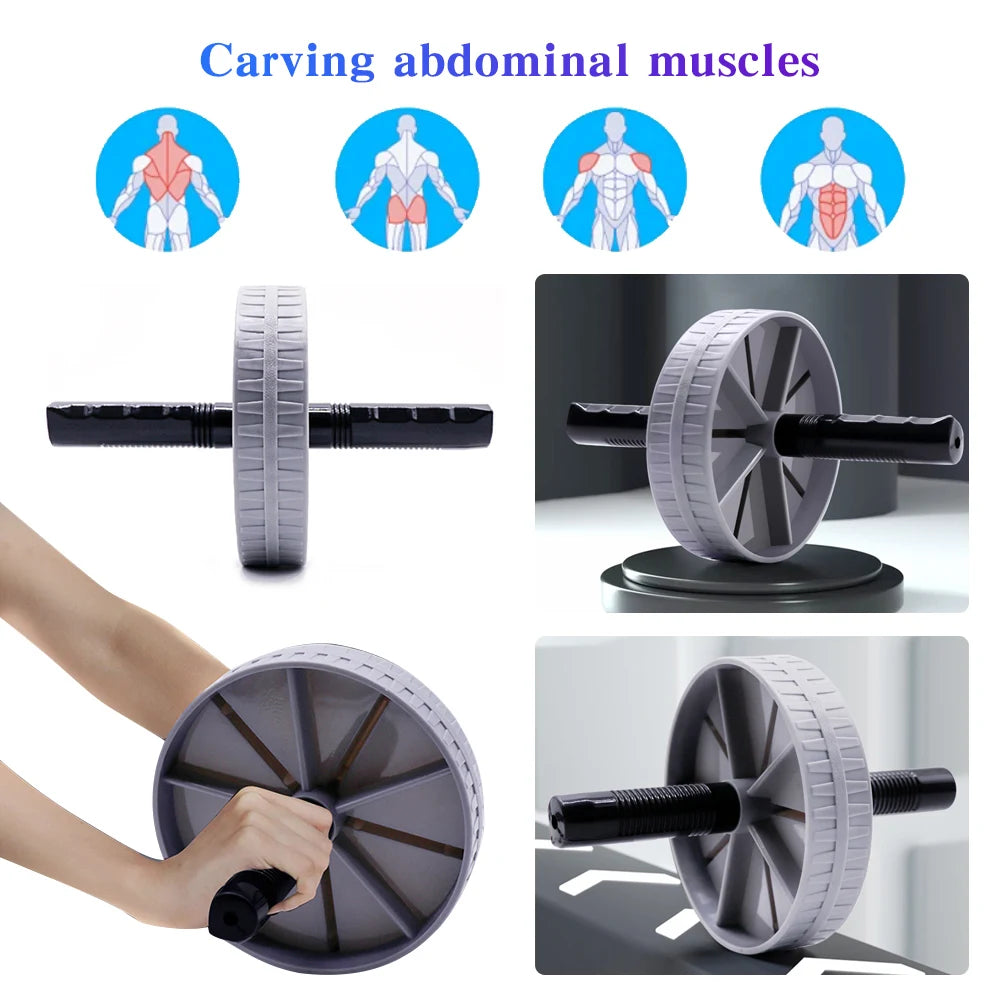 Silent Non-Slip Ab Roller