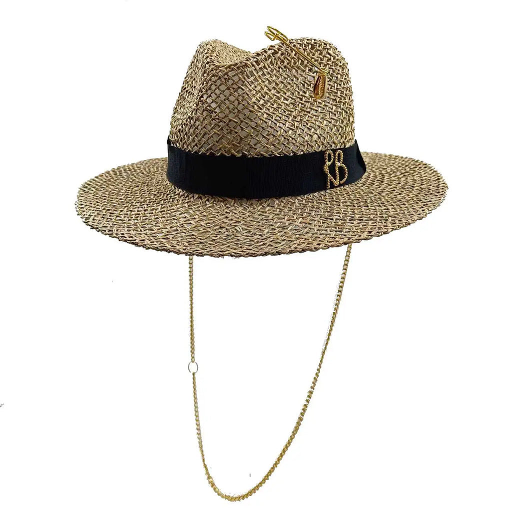 Bow-Tie Straw Sun Hat – Beach Essential