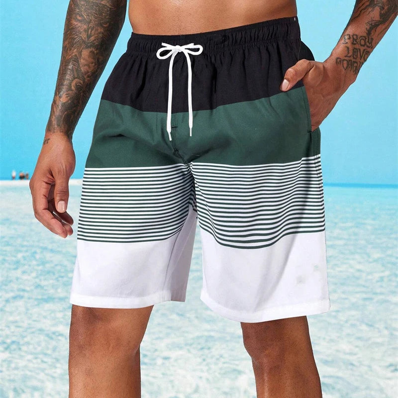 Classic Stripe Board Shorts