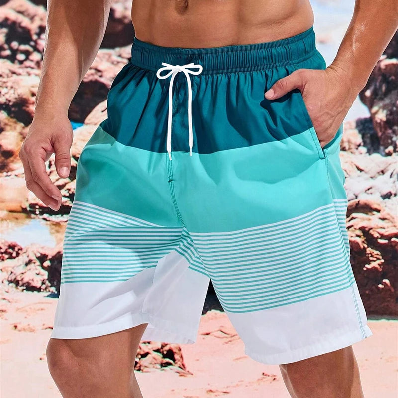 Classic Stripe Board Shorts