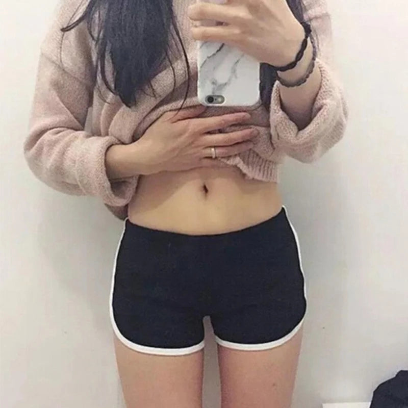 Candy Color Skinny Sport Shorts