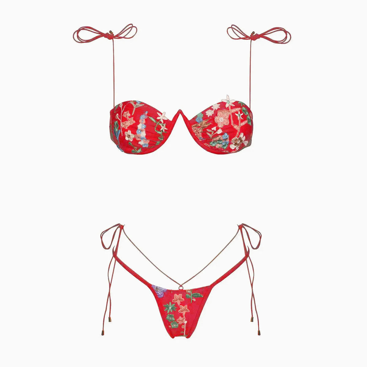 Floral Push-Up Micro Bikini