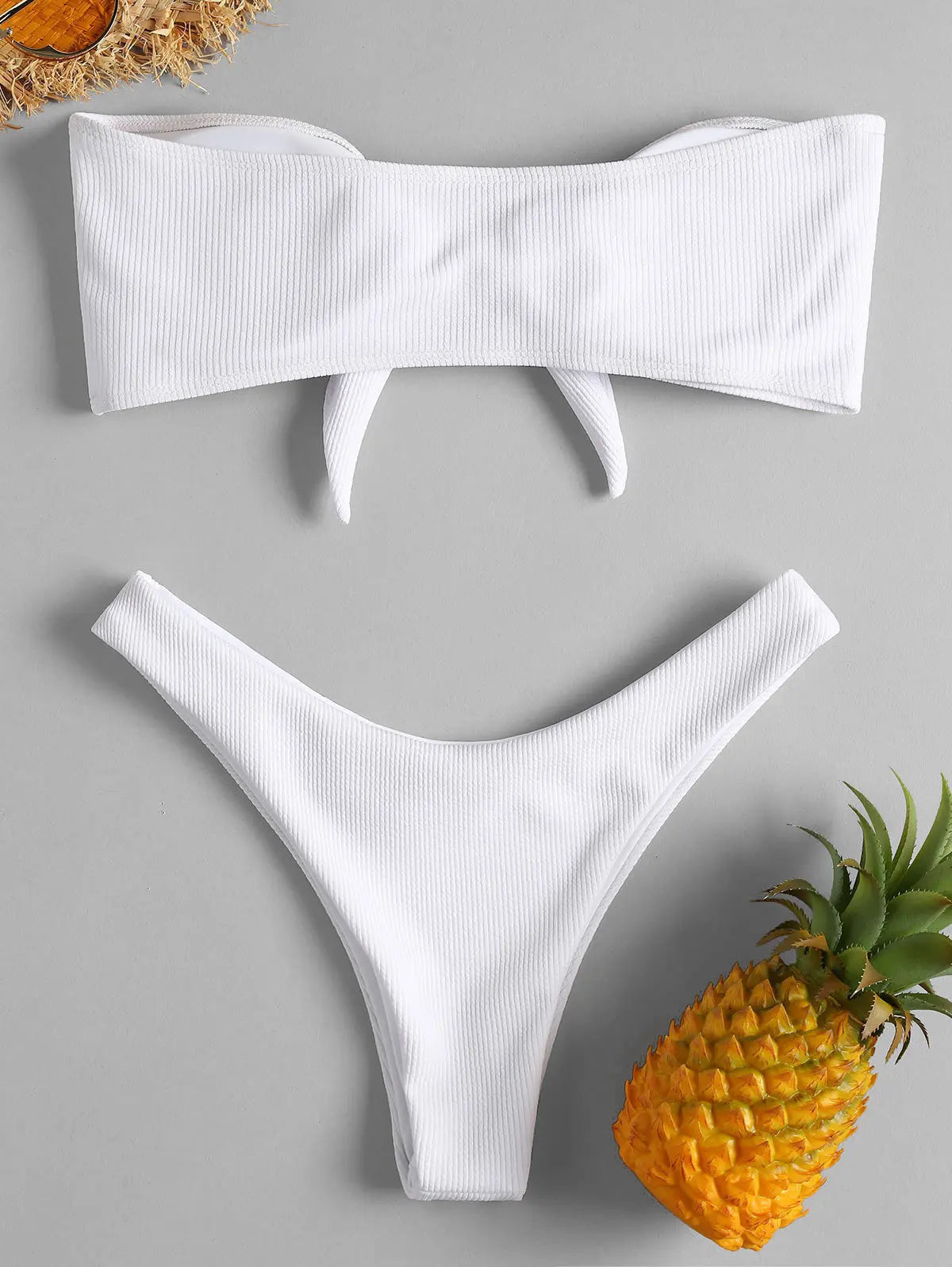 Ribbed Tube-Top Bikini – Mix & Match
