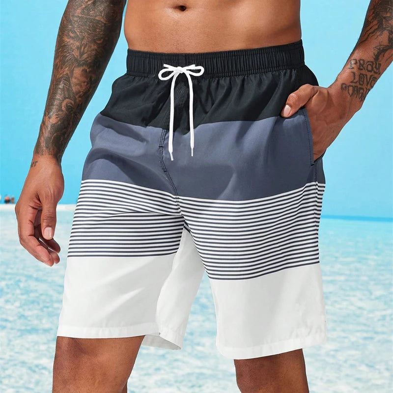 Classic Stripe Board Shorts