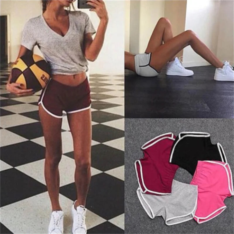 Candy Color Skinny Sport Shorts