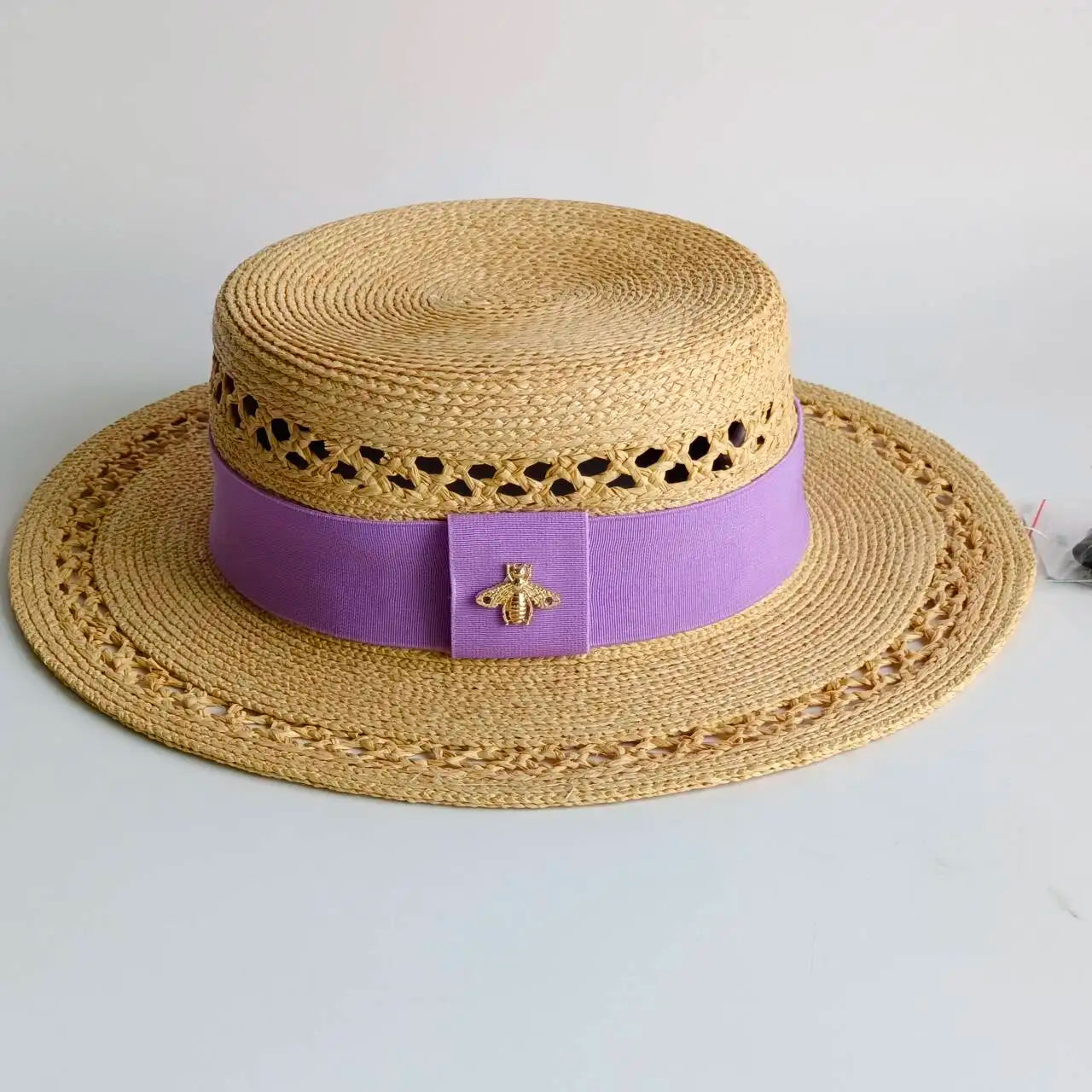 Bow-Tie Straw Sun Hat – Beach Essential