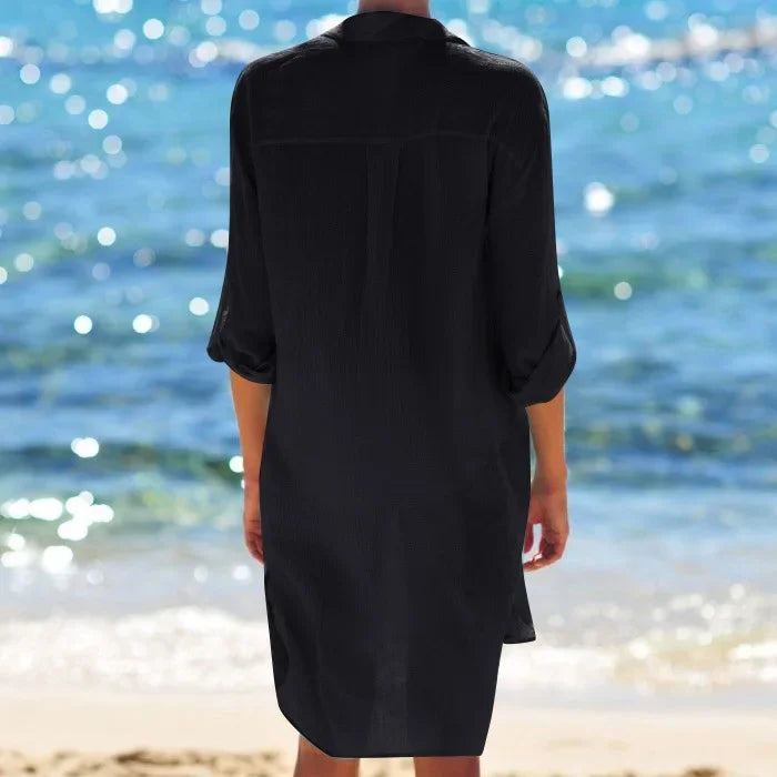 Breezy Cotton Beach Tunic Cover-Up